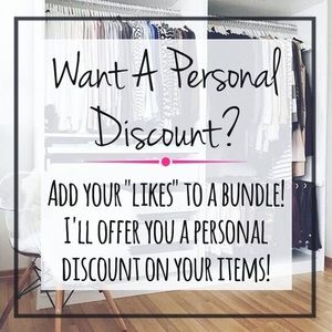 Add Your Items To A Bundle For A Special Discount!